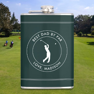 Cantil Melhor Pai Por Nome Personalizado De Golfer Par Pe