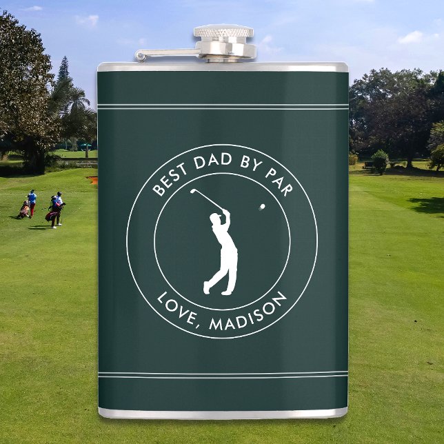 Cantil Melhor Pai Por Nome Personalizado De Golfer Par Pe (Criador carregado)