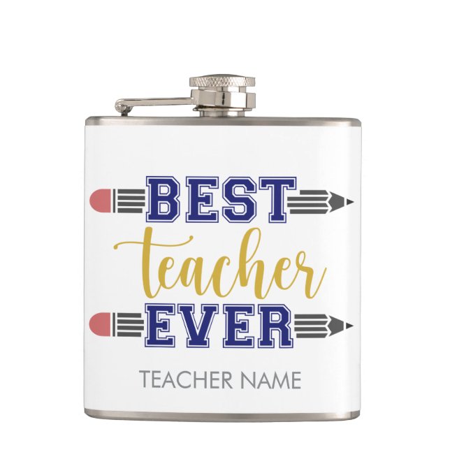 Cantil Melhor Professora Personalizada De Todos Os tempos (Frente)