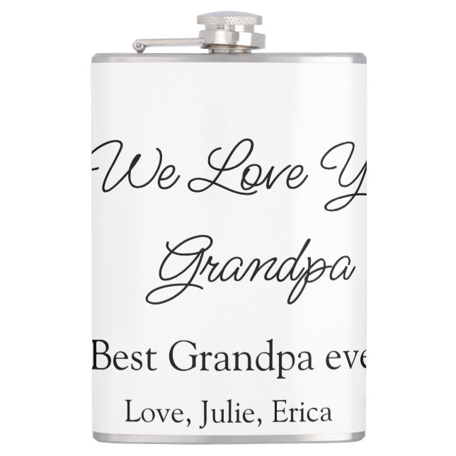 Cantil melhor vovô de todos os avós com fotos clássicas (Frente)