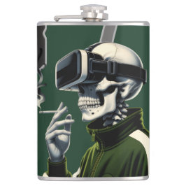 Cantil Men/Women 876 LESSONS LEARN Vinyl Wrapped Flask