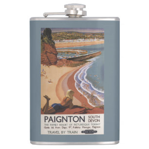 Cantil Menina britânica das estradas de ferro que olha