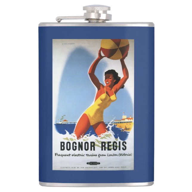 Cantil Menina das estradas de ferro e poster britânicos (Frente)