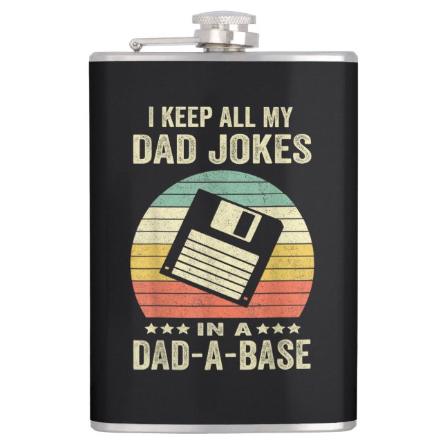 Cantil Mens Funny dad Jokes in dad-a-Base (Frente)