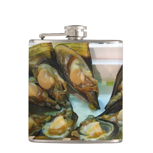 Cantil Mercado de Peixes de Tsukiji, Giant Muselles, Tóqu (Frente)