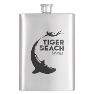 Cantil Mergulho de tubarão na praia de Tiger