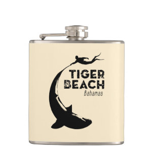 Cantil Mergulho de tubarão na praia de Tiger
