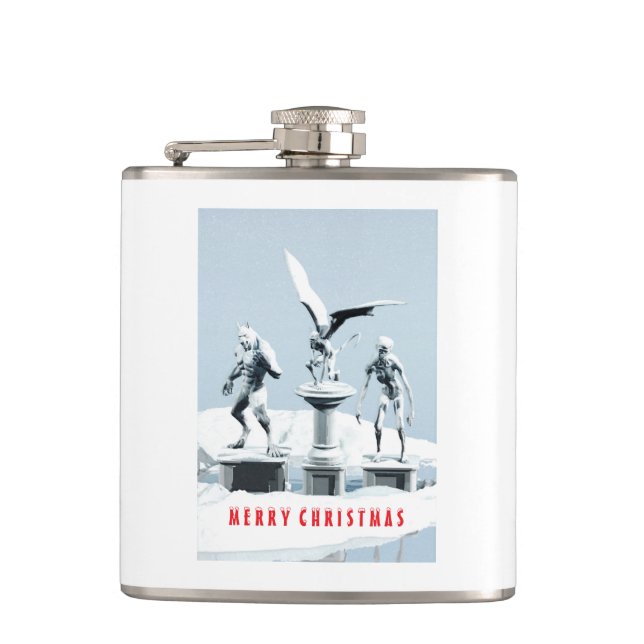 Cantil Merry Christmas. Monster ice sculptures (Frente)