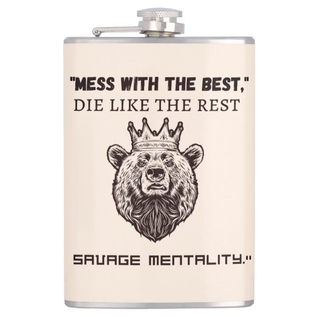 Cantil "Mess com o melhor, morra como o resto - me machuc (Frente)