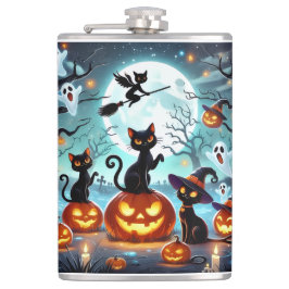 Cantil Midnight Magic: Black Cats & Pumpkins Halloween 