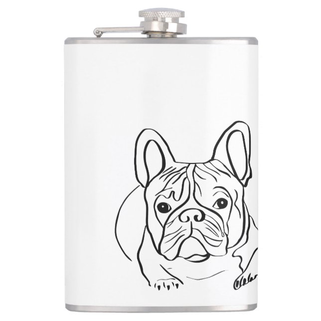 Cantil Minimalista do Bulldog na moda (Frente)