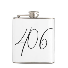 Cantil Mínimalista Modern Montana 406 Black Flask