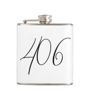 Cantil Mínimalista Modern Montana 406 Black Flask