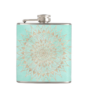 Cantil Mint e gold mandala