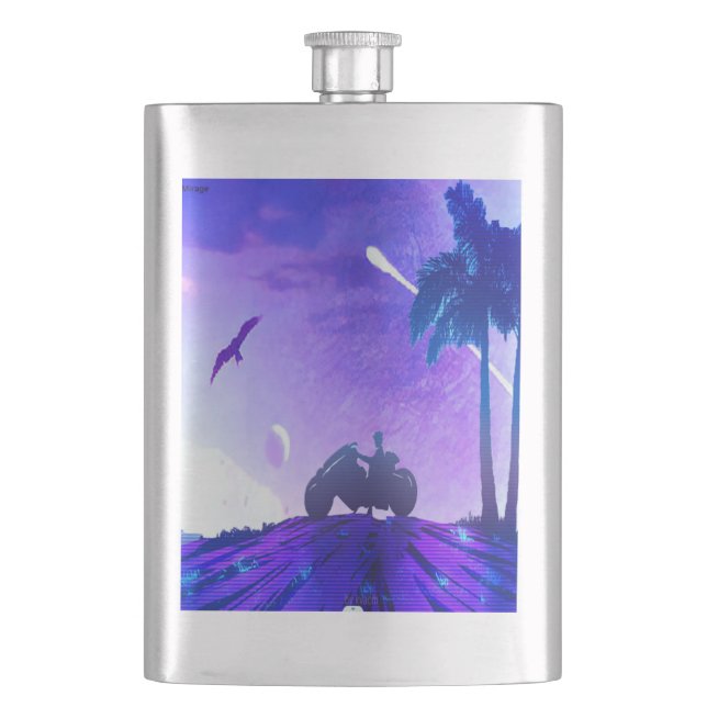 Cantil Mirage Lunar – Arte Digital Palestina Surrealista (Frente)