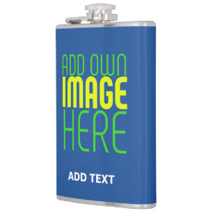 CANTIL MODELO DE TEXTO DE IMAGEM AZUL DE COBALÃO EDITÁVEL