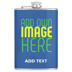CANTIL MODELO DE TEXTO DE IMAGEM AZUL DE COBALÃO EDITÁVEL