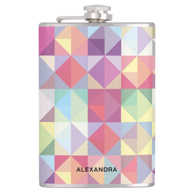Cantil Modern Earthtone Geometric Pattern With Name (Frente)
