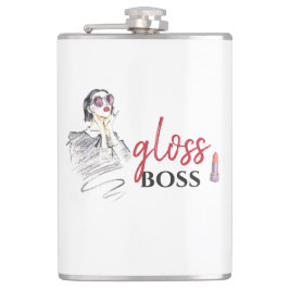 Cantil Modern Gloss Boss Girl Black Red Funny Art