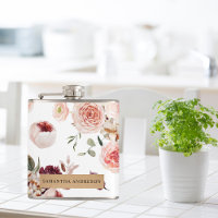 Modern Pastel Flowers & Kraft Personalized Gift