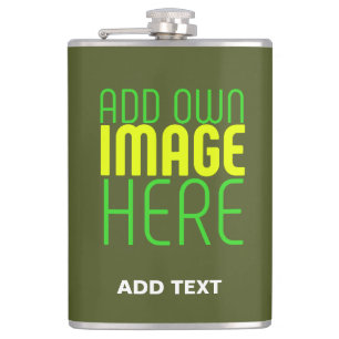 CANTIL MODERNO EDITABLE ARMY GREEN IMAGE TEXTO MODELO