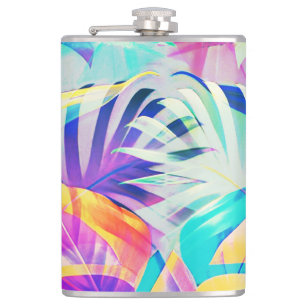 Cantil Moderno Floral Abstrato Cor Pastel