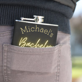 Cantil Moderno Minimalista Preto e Dourado Festa de Despe