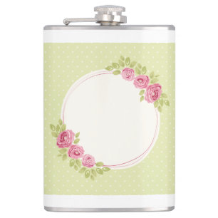 Cantil Moldura Floral Vintage Shabby Chic com Rosas