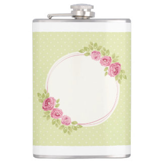 Cantil Moldura Floral Vintage Shabby Chic com Rosas