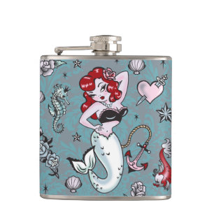 Cantil Molly Mermaid Flask