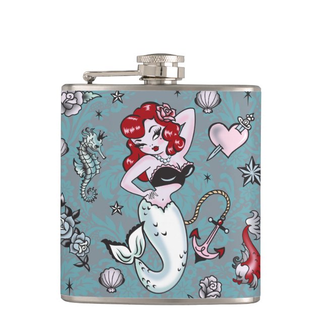 Cantil Molly Mermaid Flask (Frente)