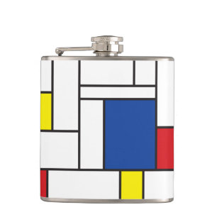 Cantil Mondrian Minimalist Geométrico De Stijl Modern Art