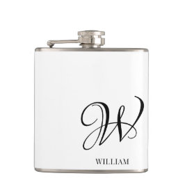 Cantil Monograma Branco Personalizado Inicial