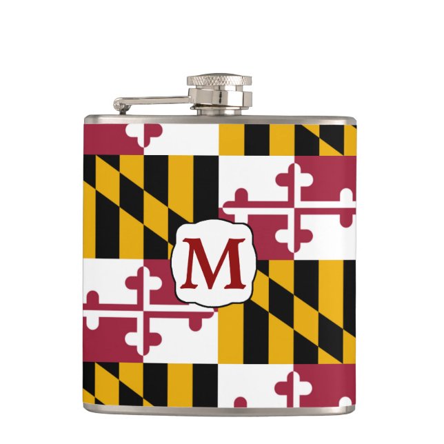Cantil Monograma da bandeira do estado de Maryland (Frente)