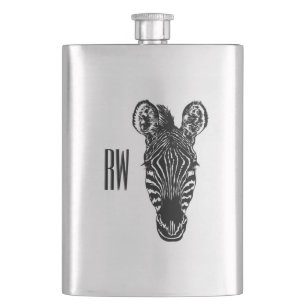 Cantil Monograma da cabeça de zebra