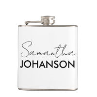 Monograma do Nome de Script Minimalista Moderno