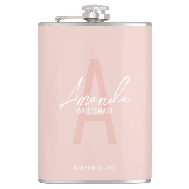 Cantil Monograma e Nome da Moderna Personalizada Bridesma (Frente)