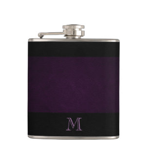Cantil Monograma elegante de couro em chic