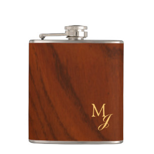 Cantil Monograma em Faux Wood