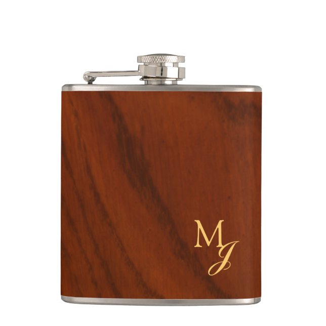 Cantil Monograma em Faux Wood (Frente)