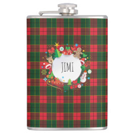 Cantil Monograma Feriado de inverno Padrão Escócia