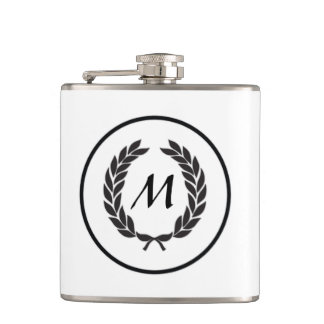 Cantil Monograma Laurel Leaf Wreath