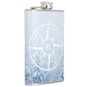 Cantil Monograma monograma de emblem em estrela de compas