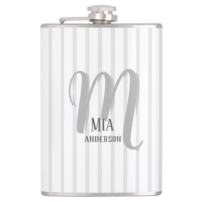 Cantil Monograma Personalizado do Vibe da Manhã (Frente)