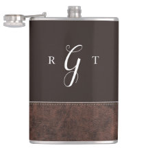 Monograma Personalizado Monograma de Leather Casta