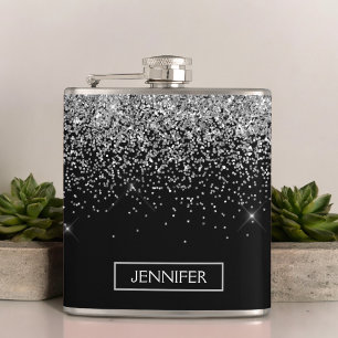 Cantil Monograma Silver Glam Glitter Sparkle