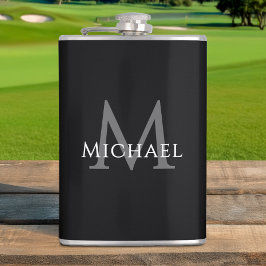 Cantil Monogrammed Name Initial Black Gray Custom