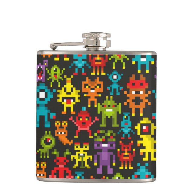 Cantil Monstros de 8 bits Pixel (Frente)
