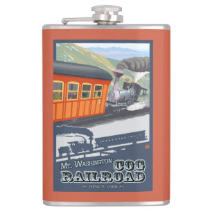 Cantil Montagem Washington, estrada de ferro nova de