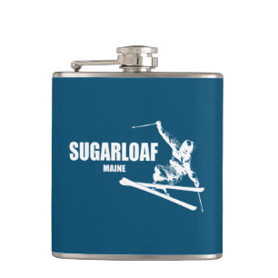 Cantil Montanha Sugarloaf Maine Esquiador